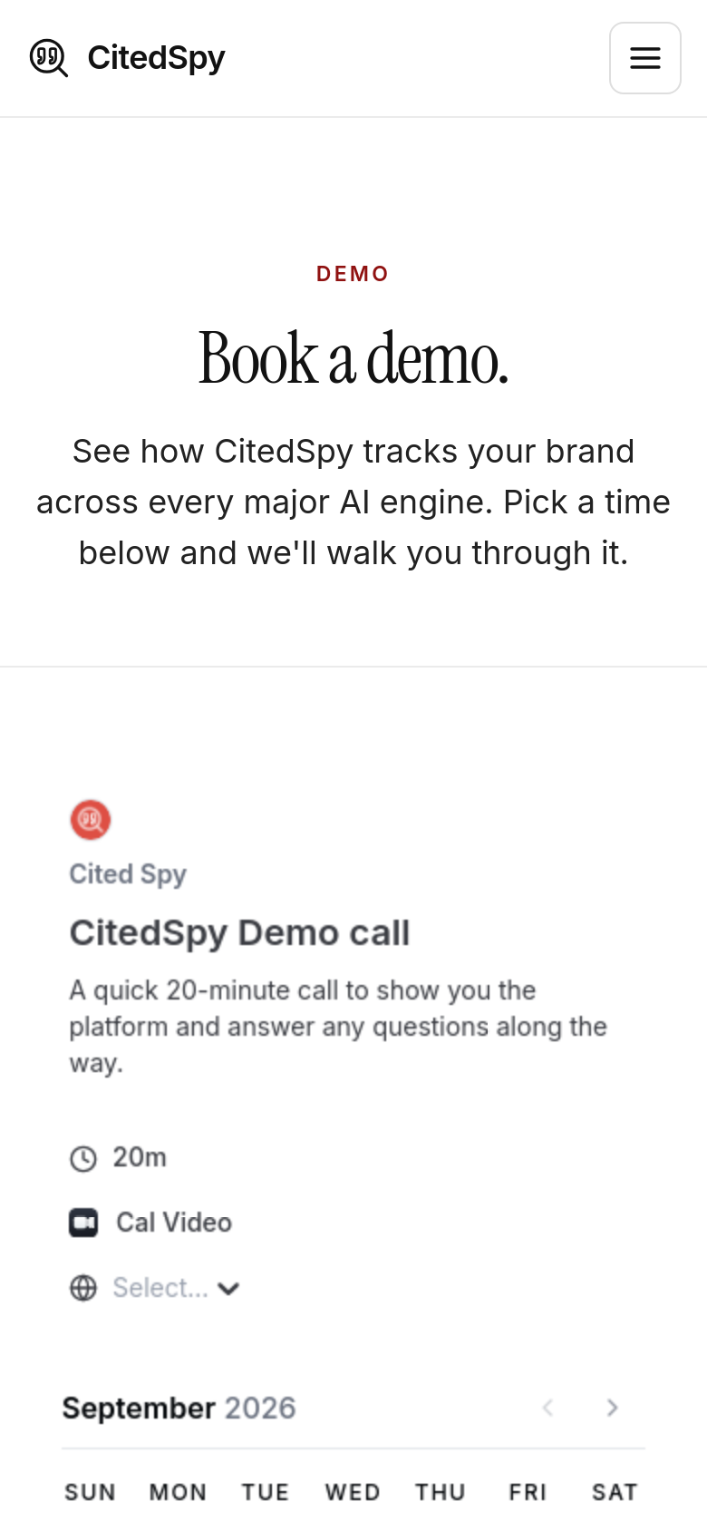 Book A Demo