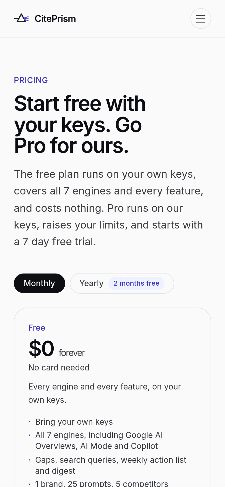 Pricing