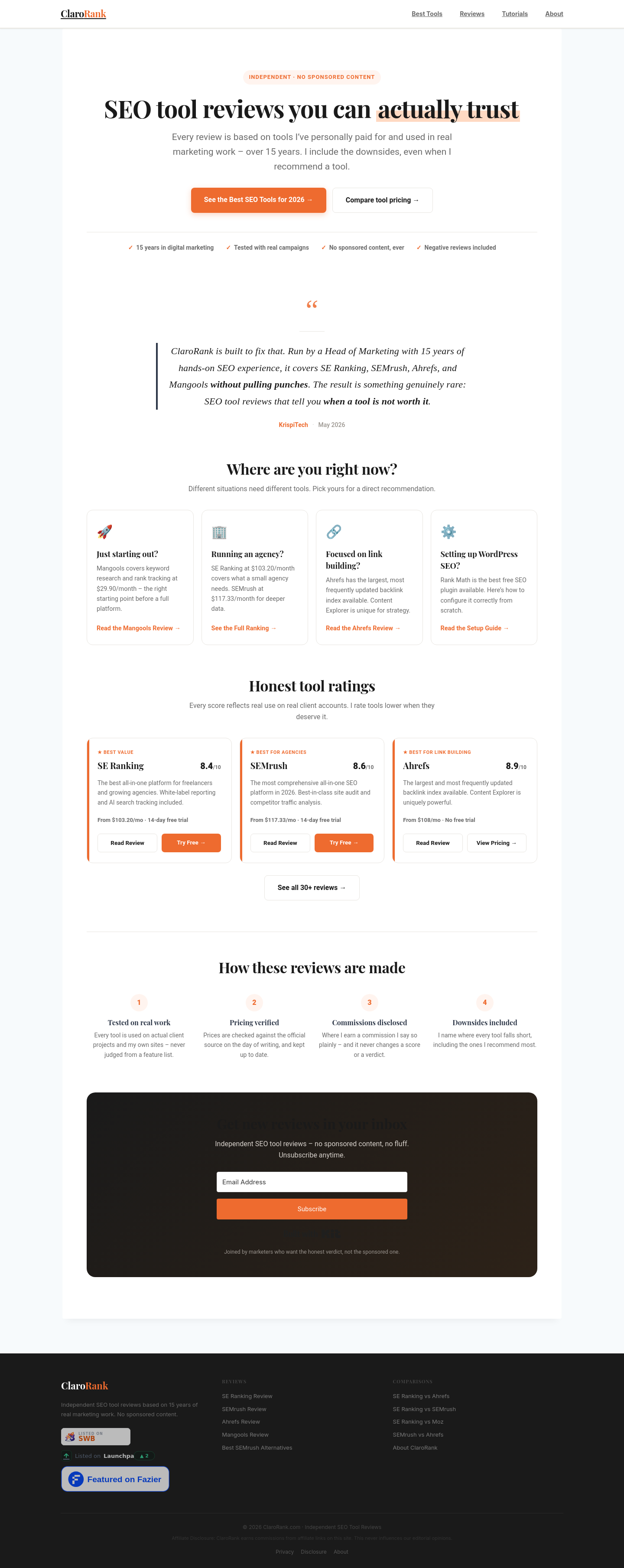 clarorank.com — 