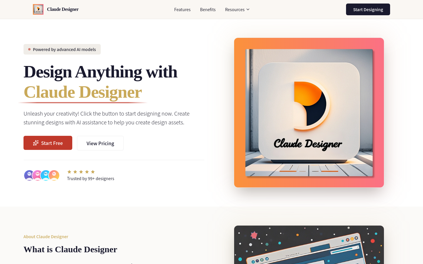 Captured Homepage / Lander