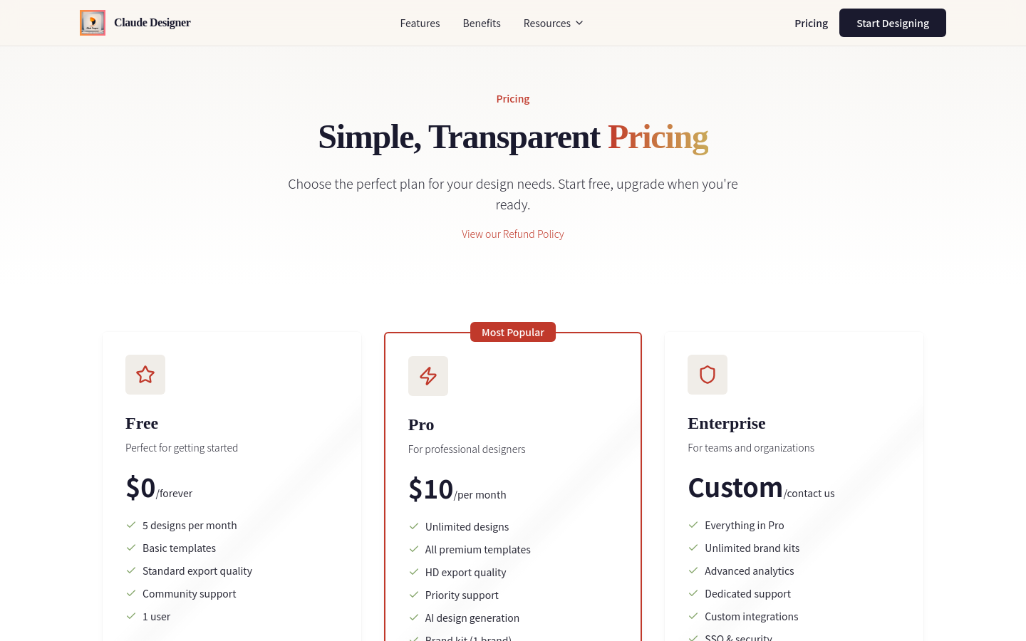 Pricing