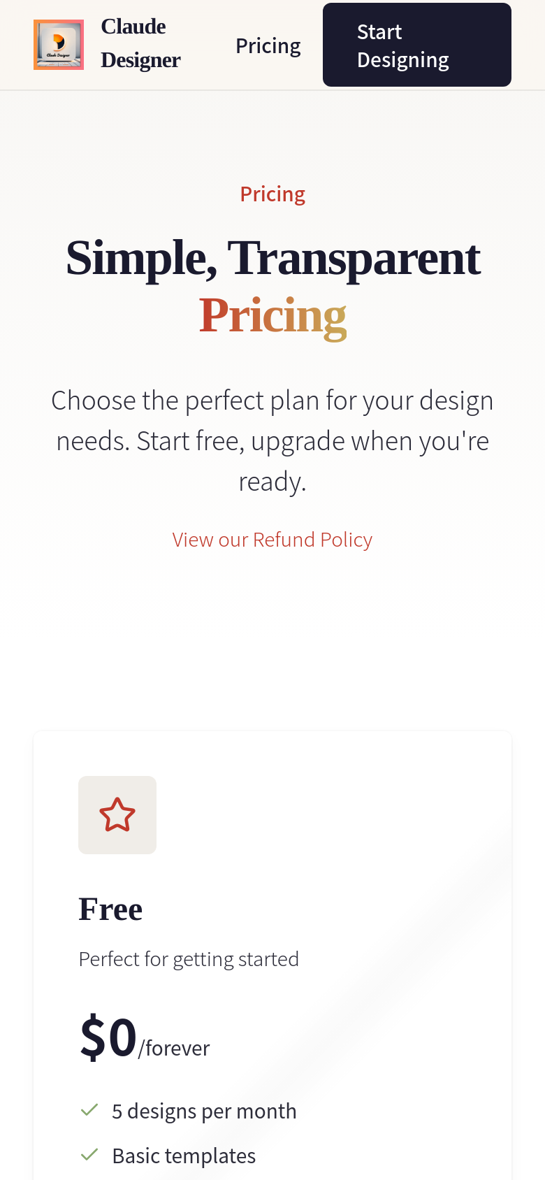 Pricing