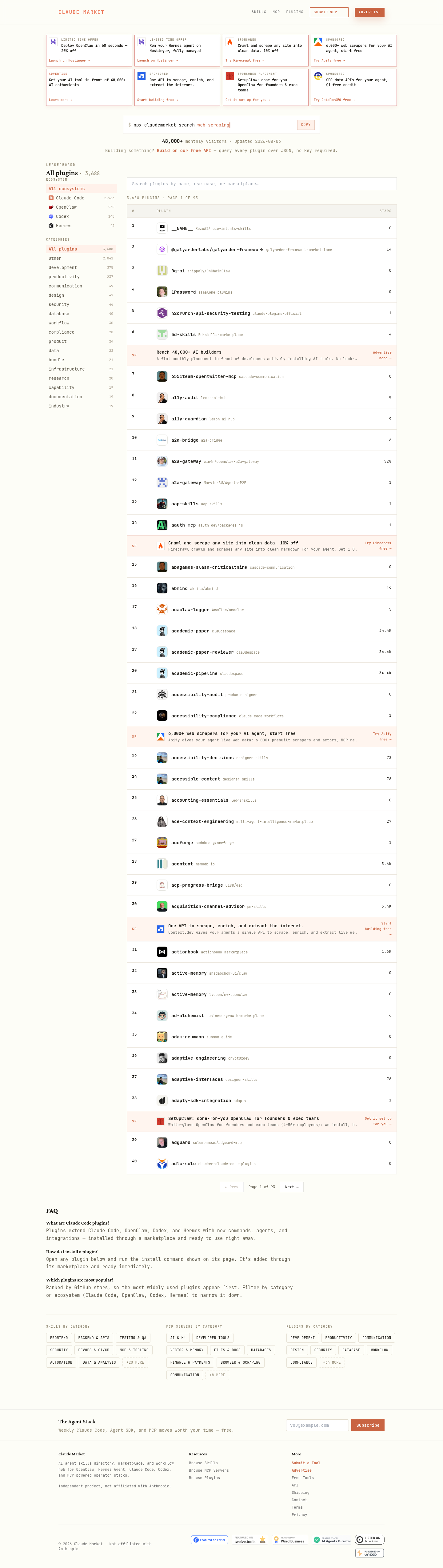 claudemarket.ai — 