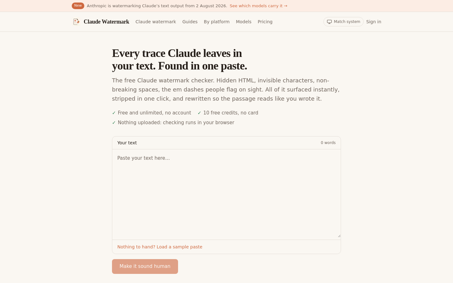 Captured Homepage / Lander