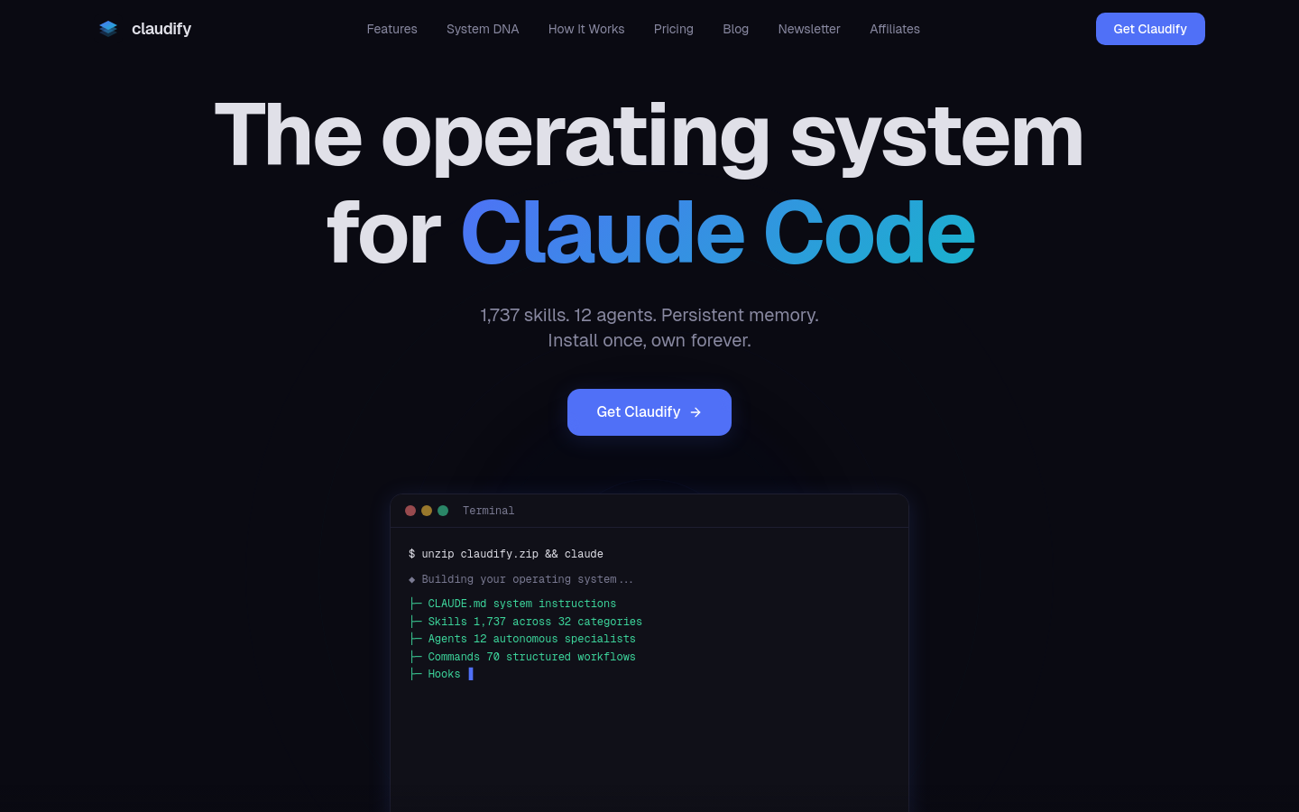 claudify.tech capture