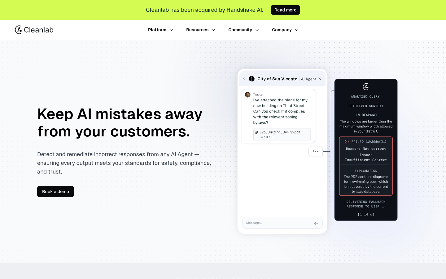 Captured Homepage / Lander