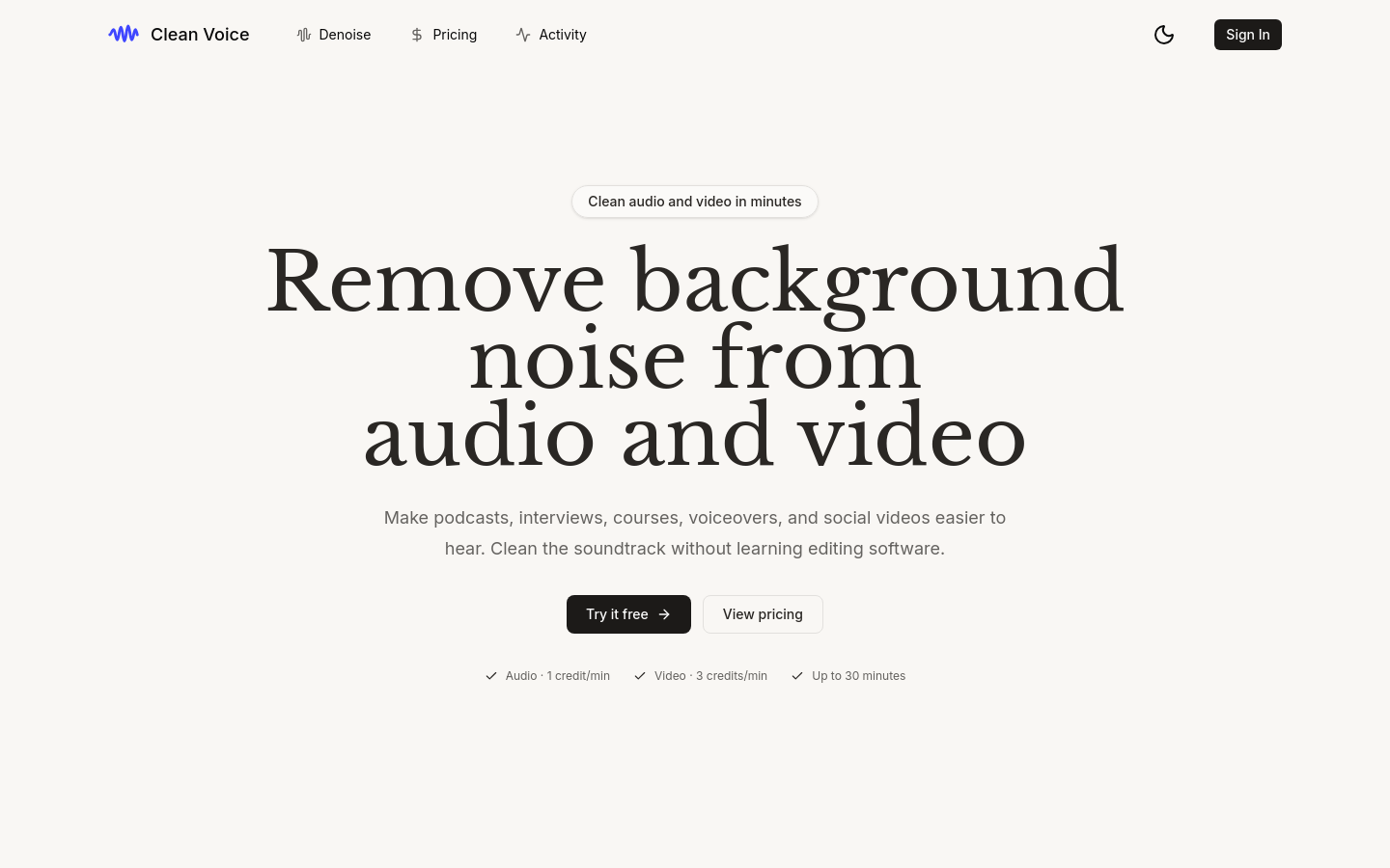 Captured Homepage / Lander