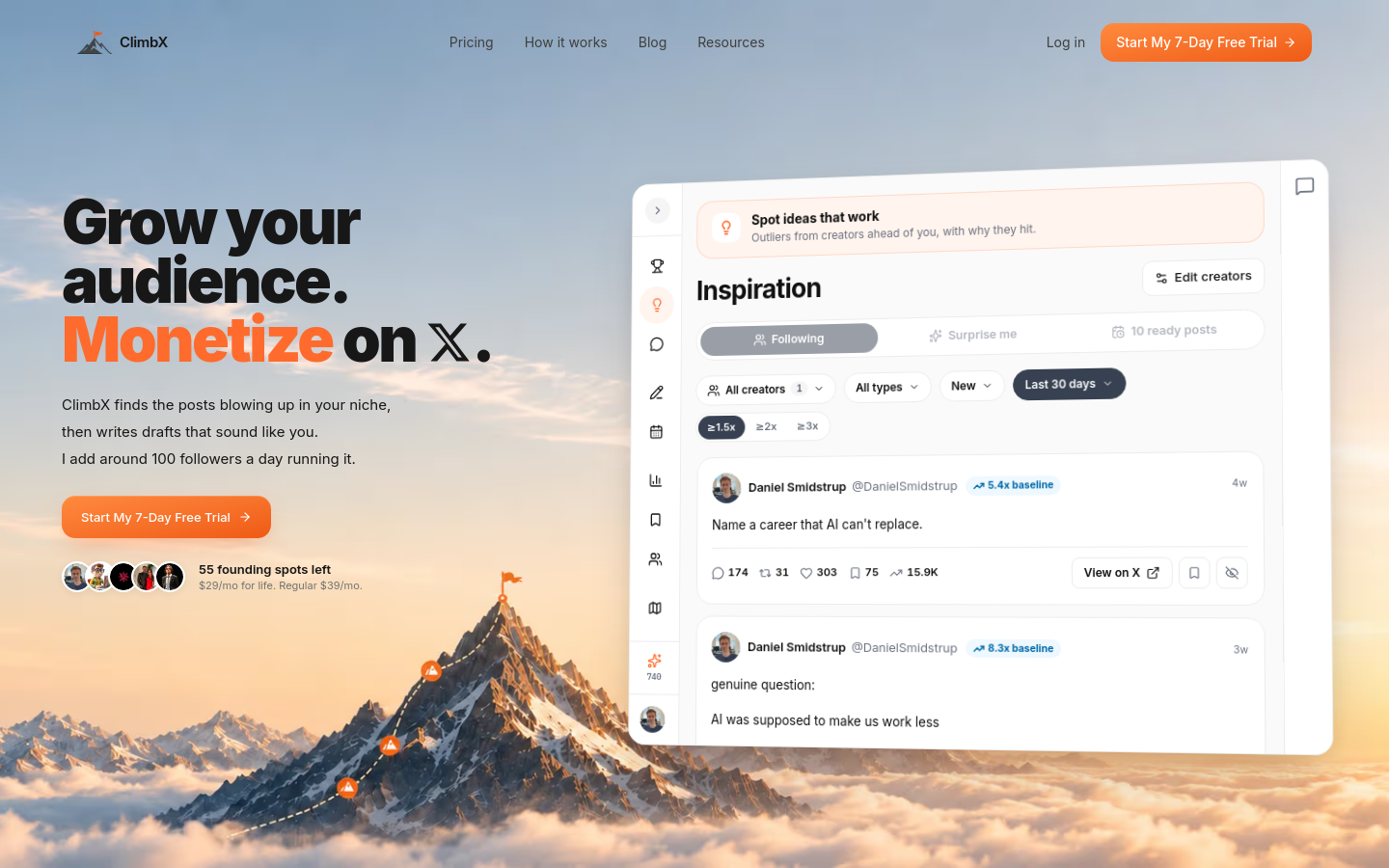 Captured Homepage / Lander