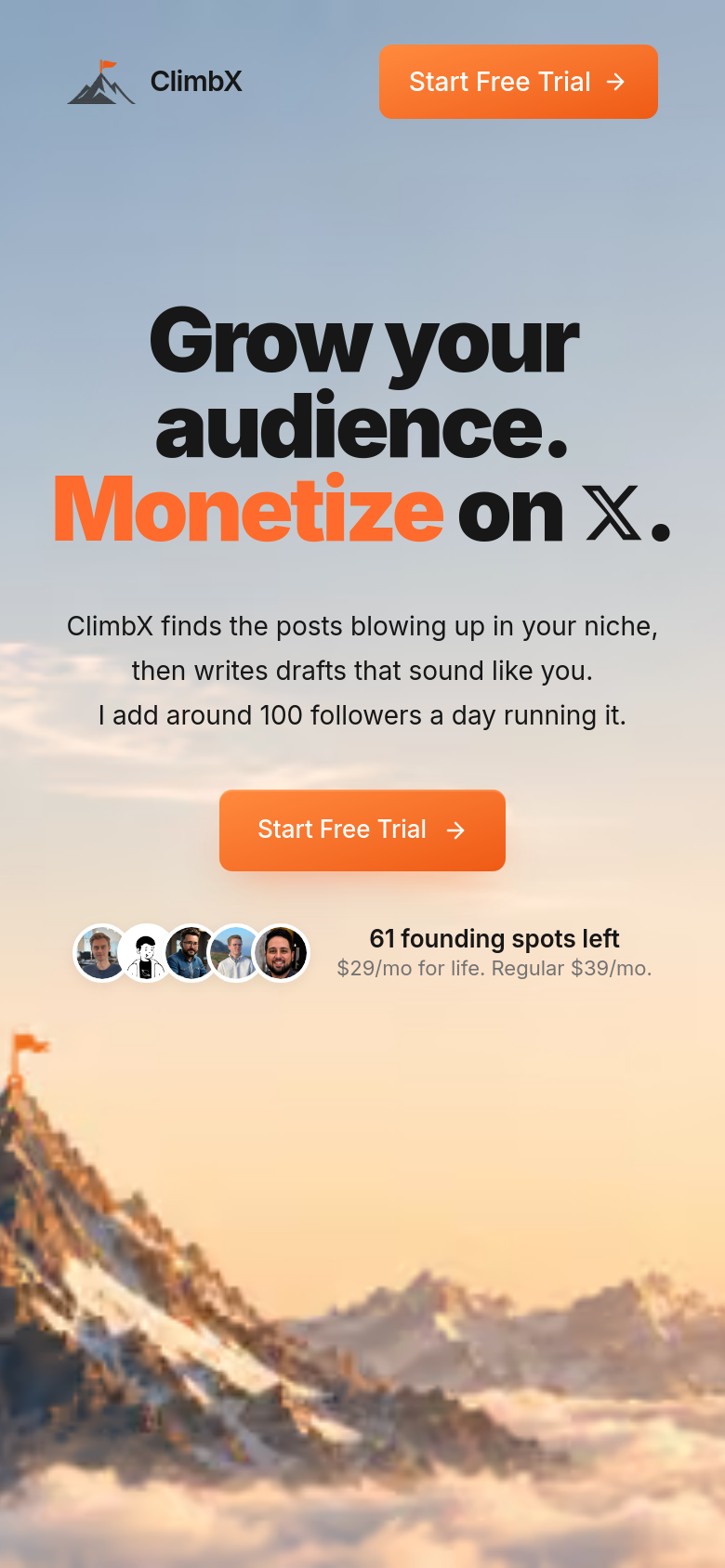 Homepage / Lander