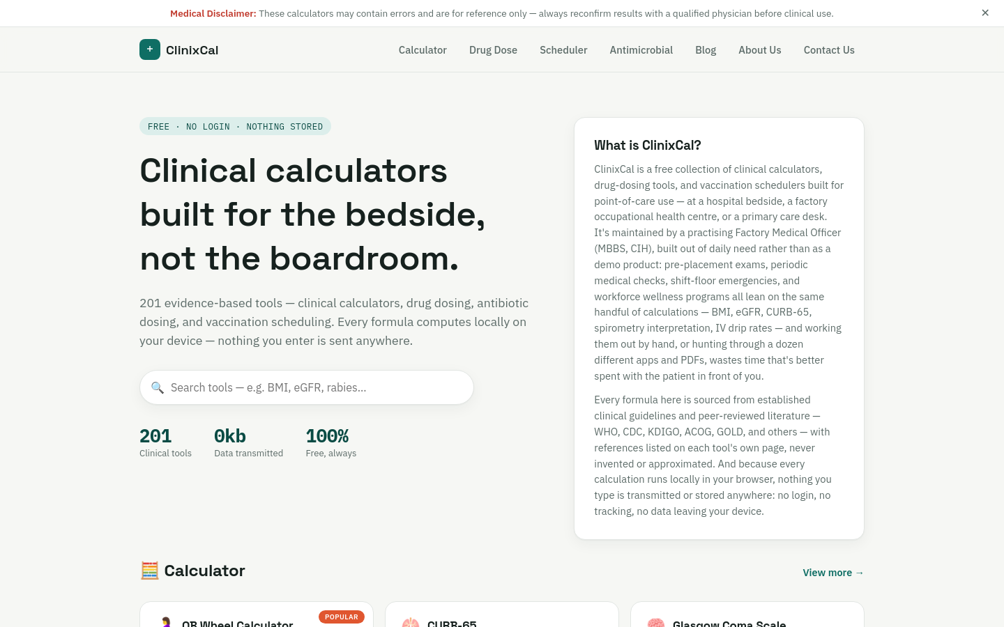 Captured Homepage / Lander