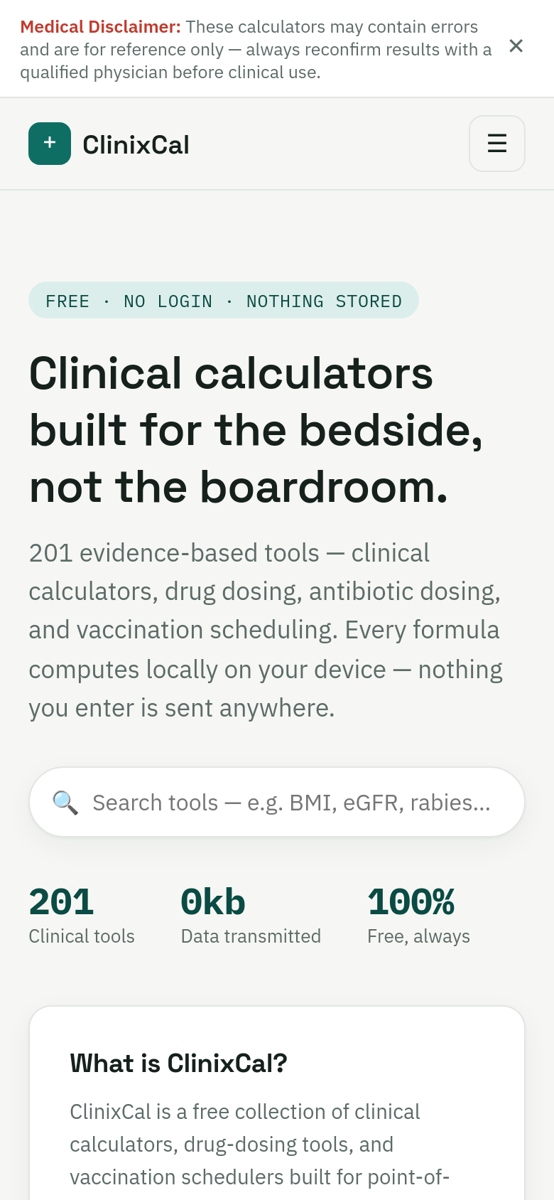 Homepage / Lander