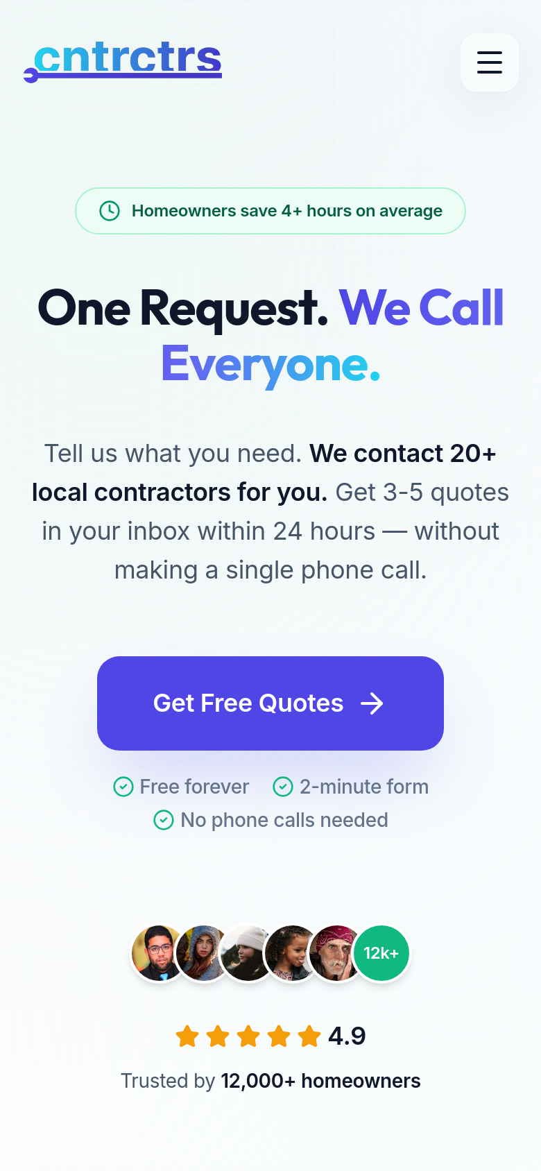 Homepage / Lander