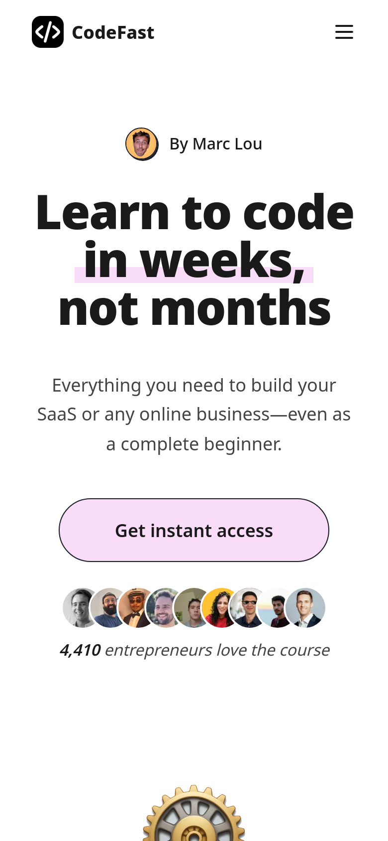 Homepage / Lander