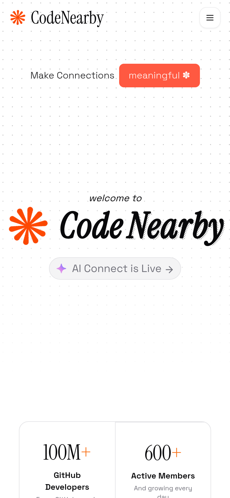 Homepage / Lander