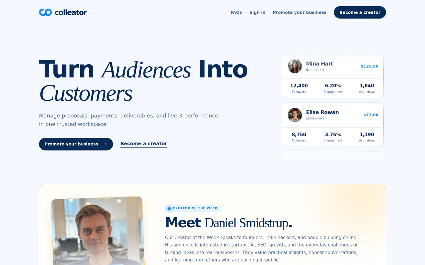 Captured Homepage / Lander