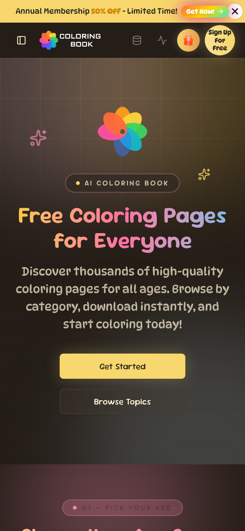 Homepage / Lander
