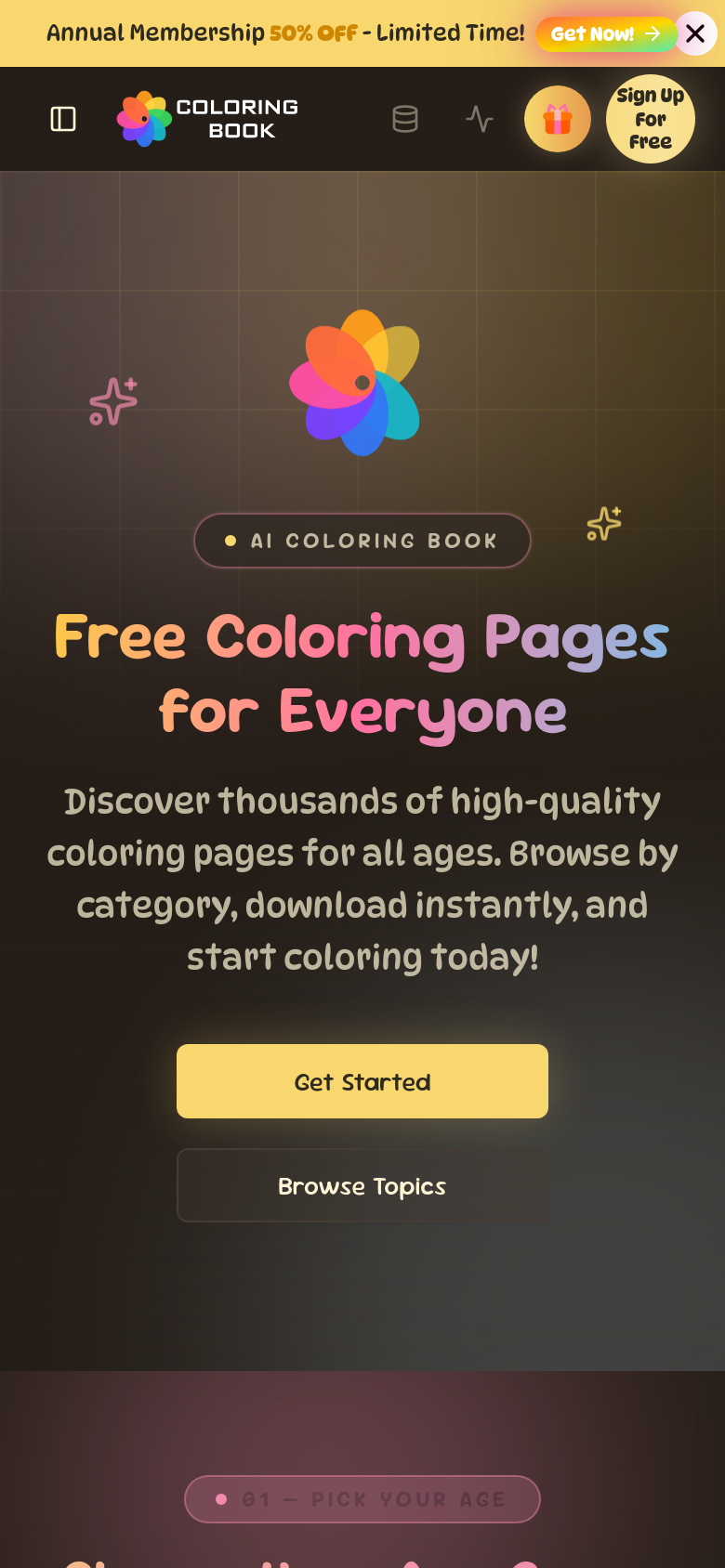 Homepage / Lander