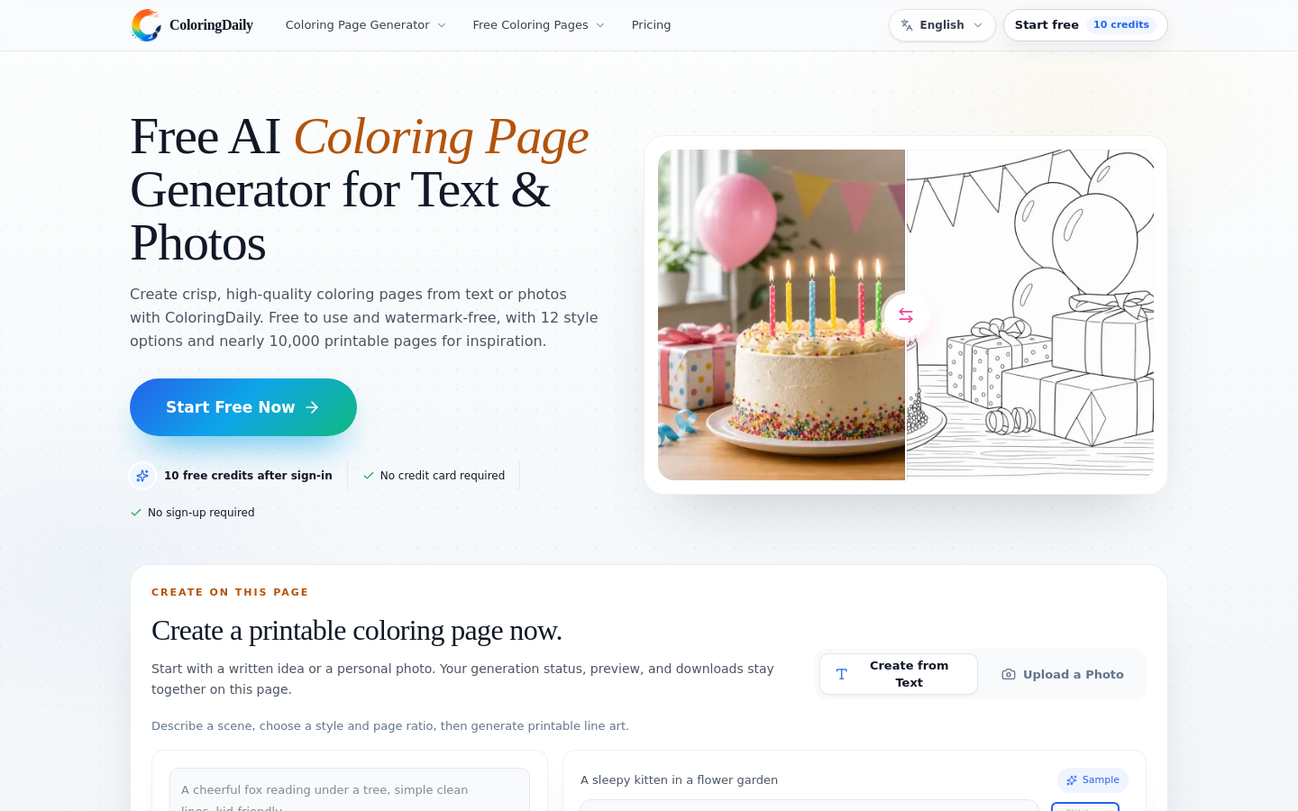 Captured Homepage / Lander