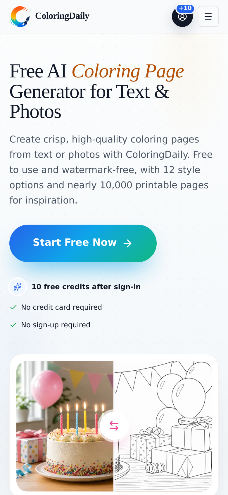 Homepage / Lander