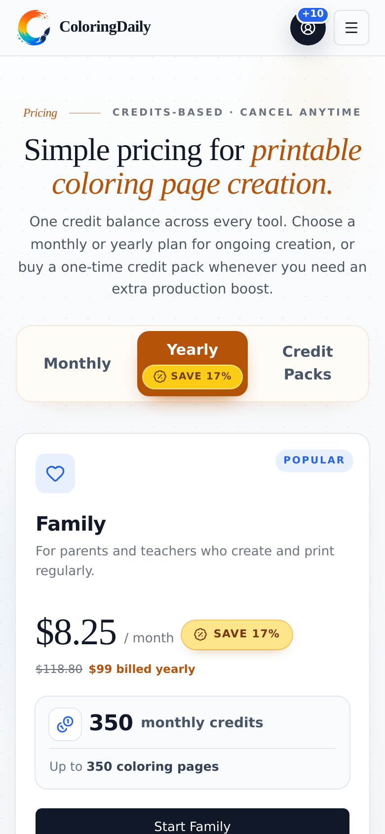 Pricing