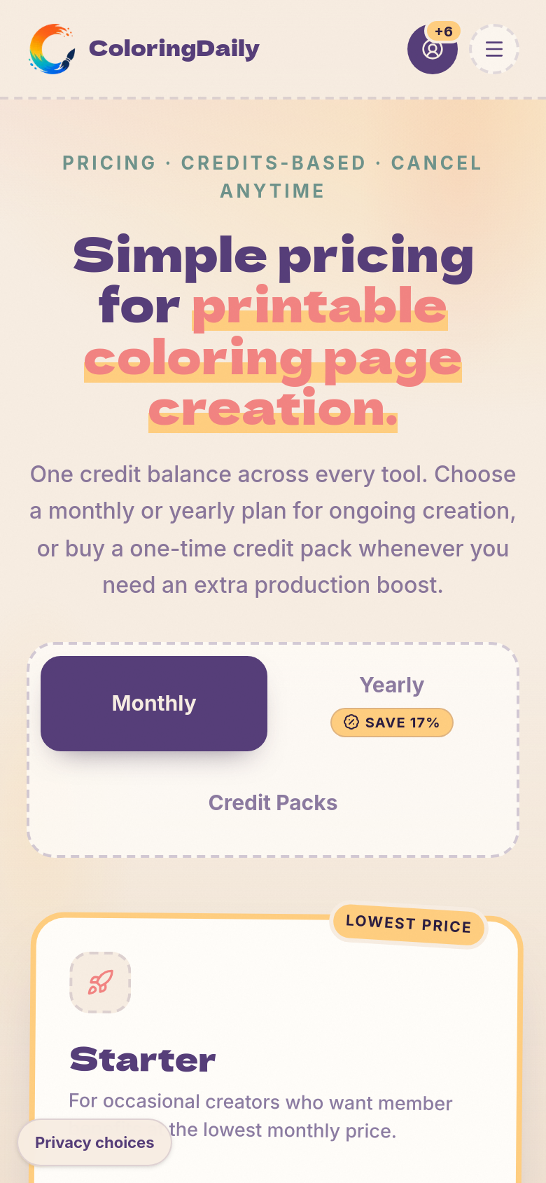 Pricing