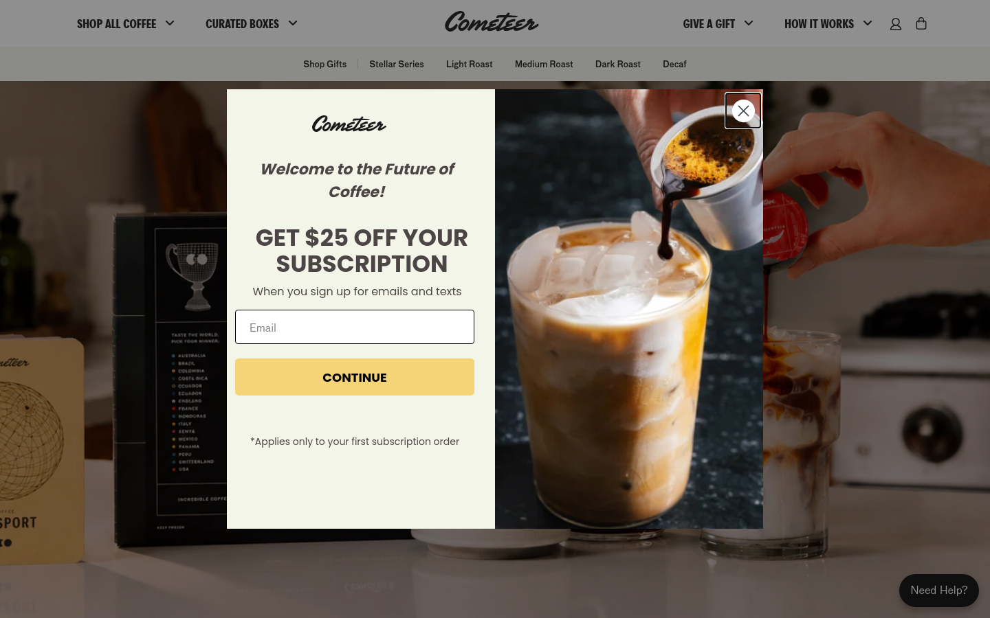 Captured Homepage / Lander