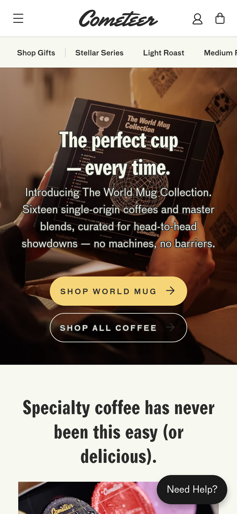 Homepage / Lander