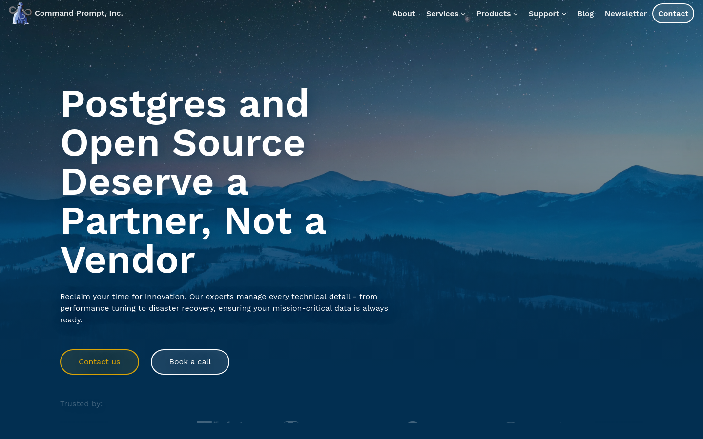 Captured Homepage / Lander
