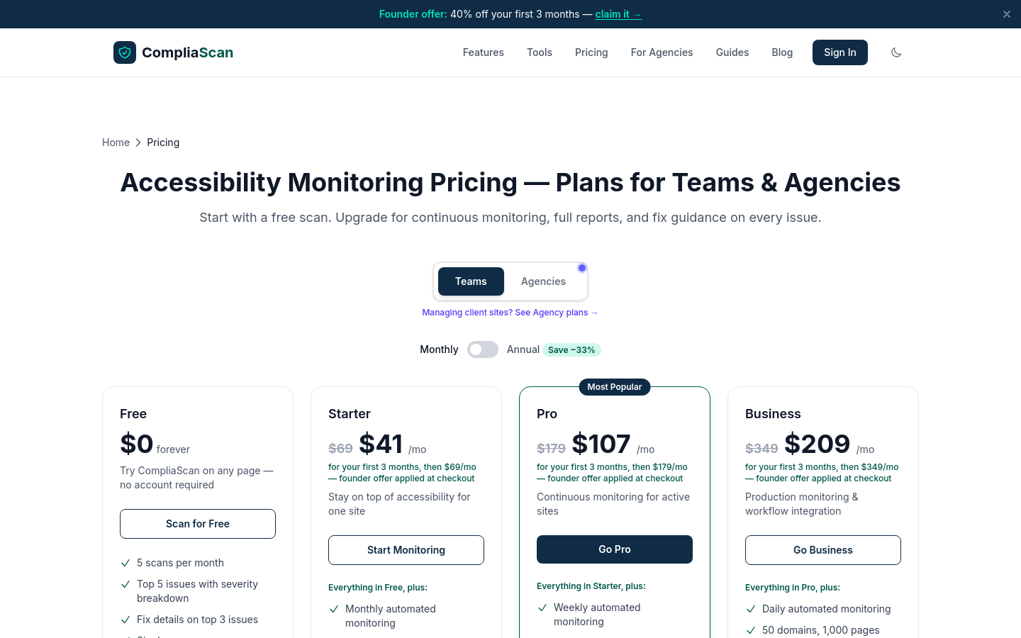 Pricing