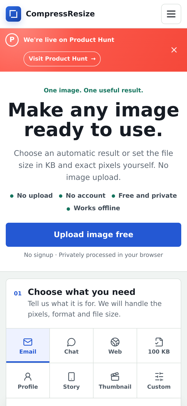 Homepage / Lander
