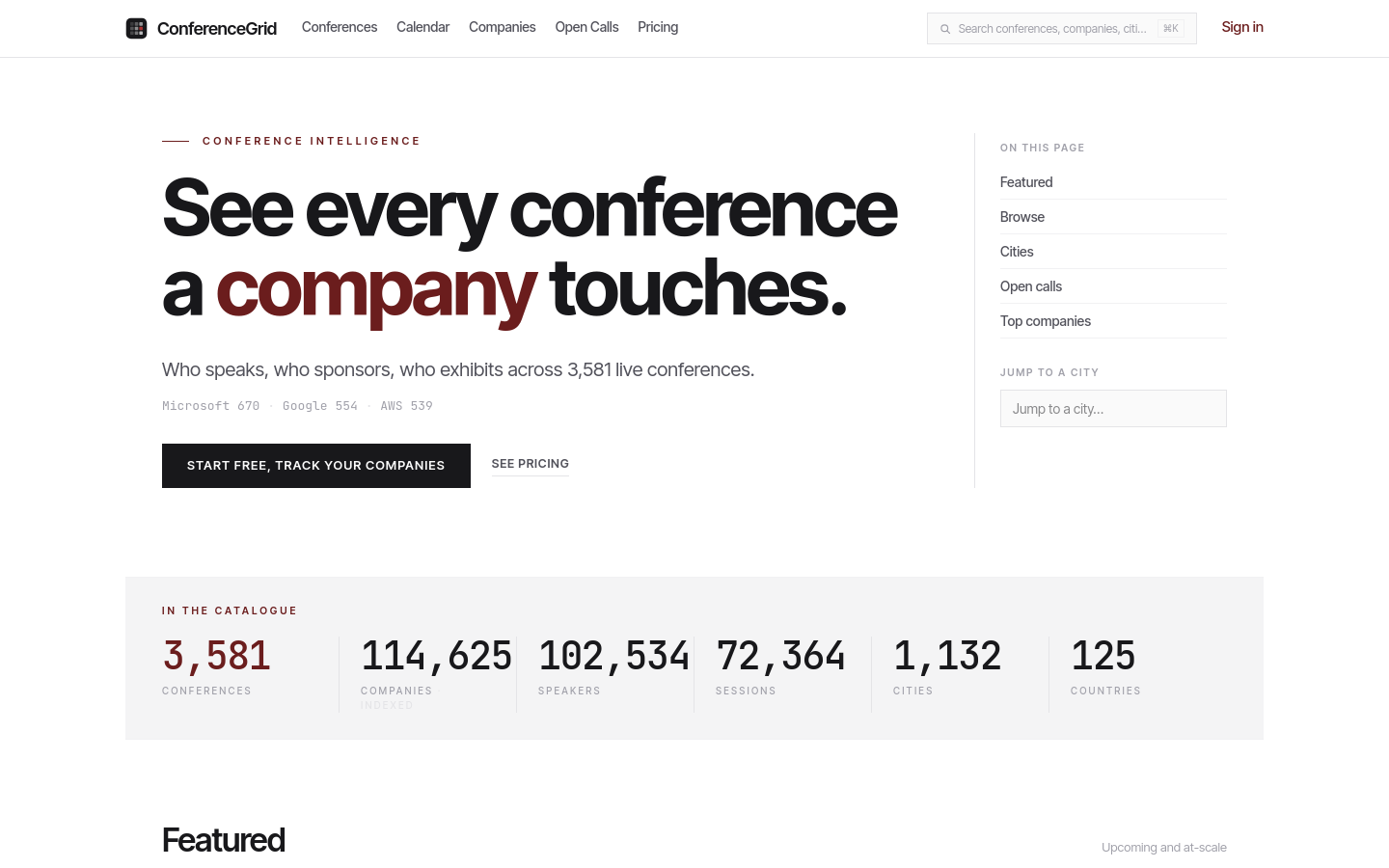 Captured Homepage / Lander