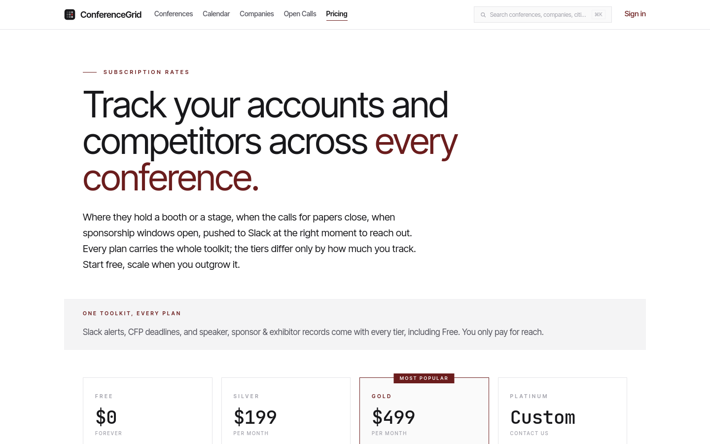 Pricing