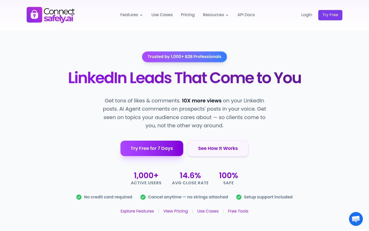 Captured Homepage / Lander