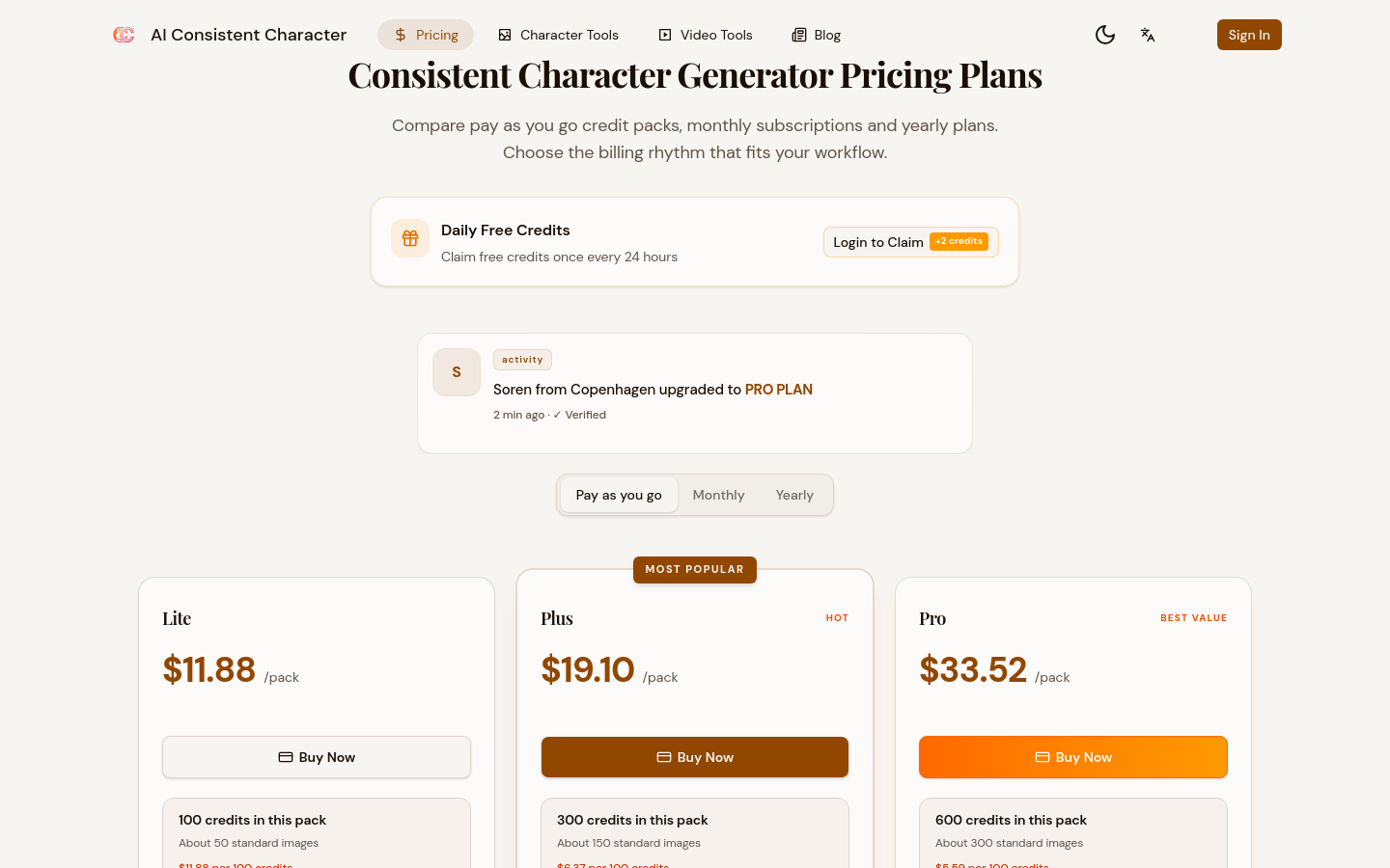 Pricing