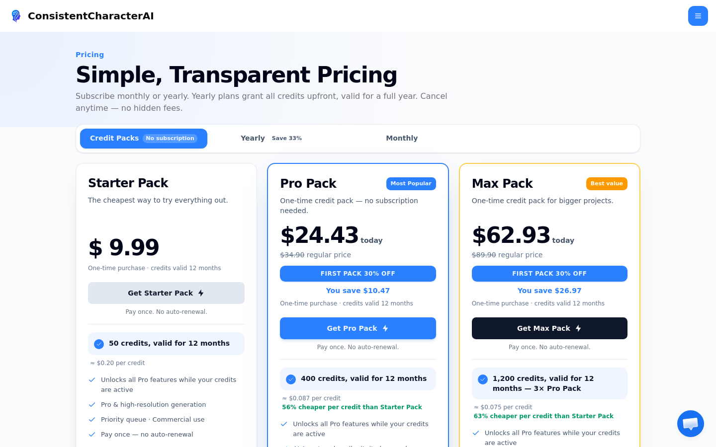 Pricing