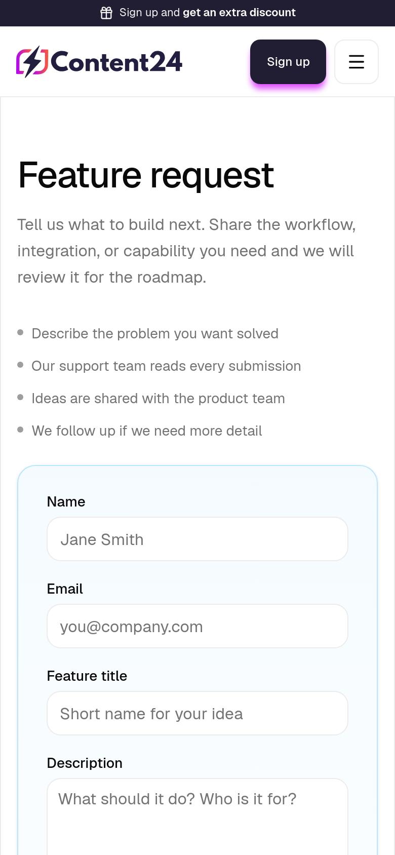 Feature Request