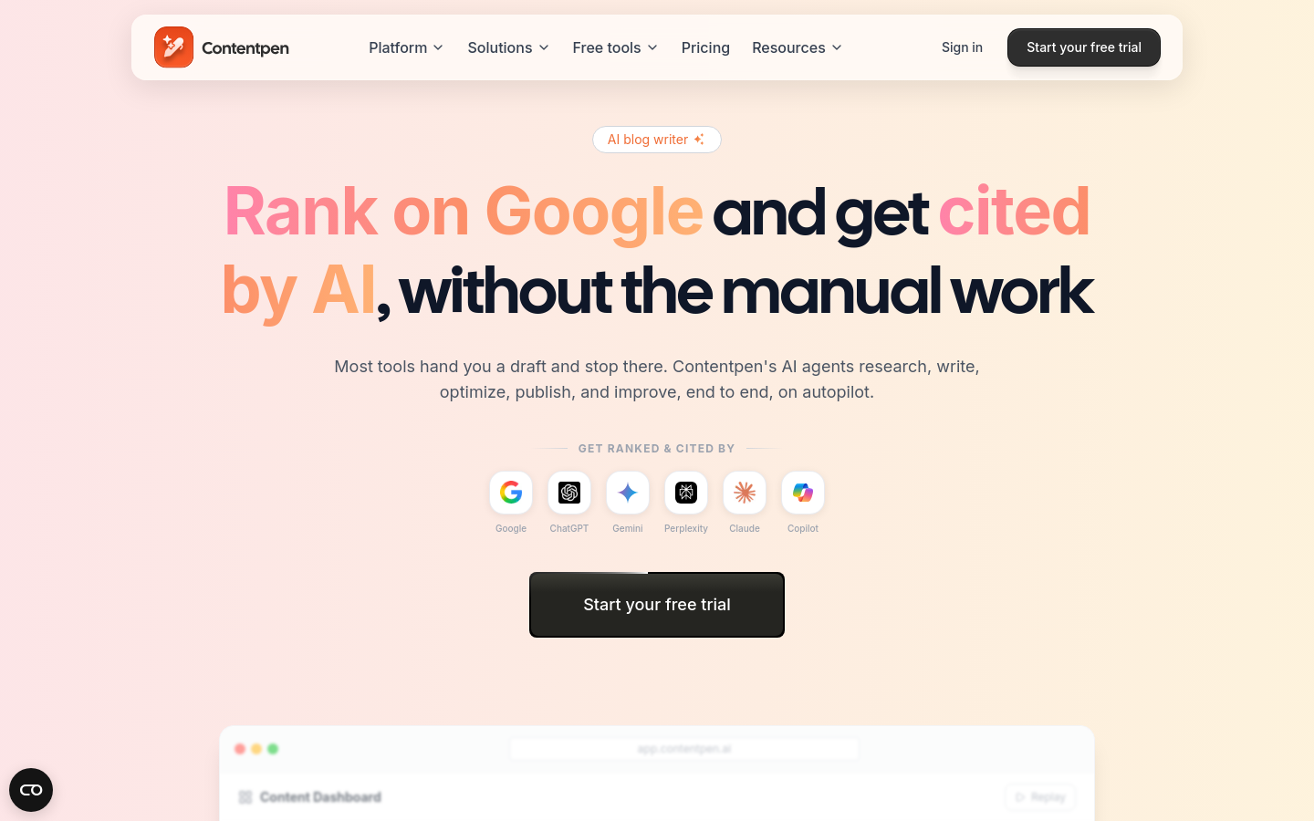 Captured Homepage / Lander