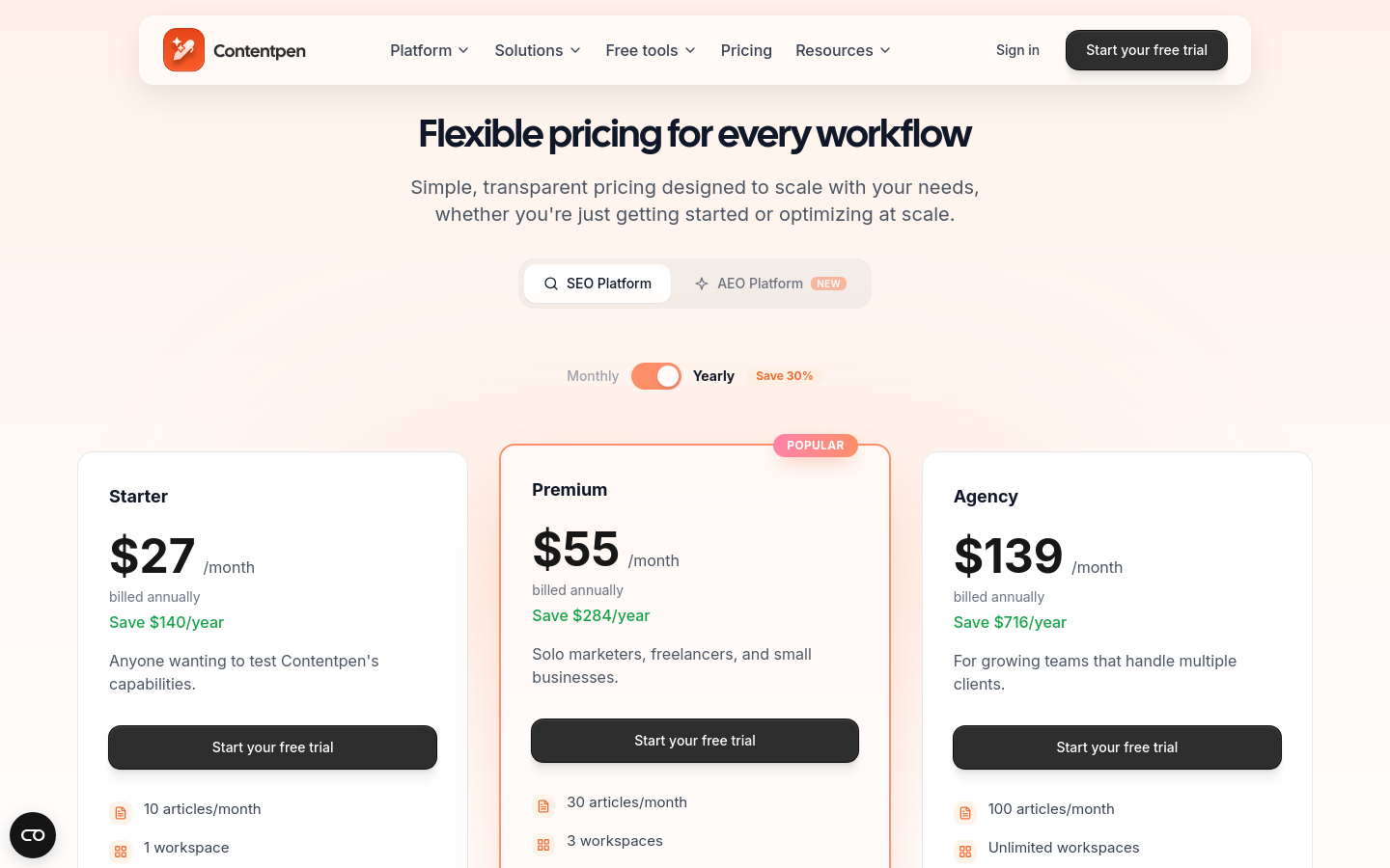 Pricing