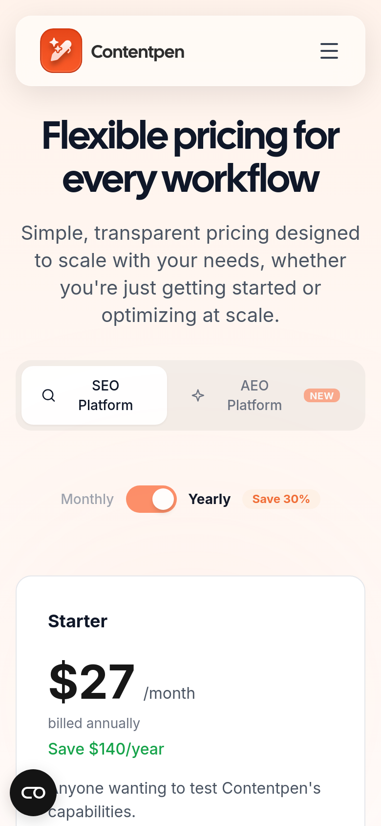 Pricing