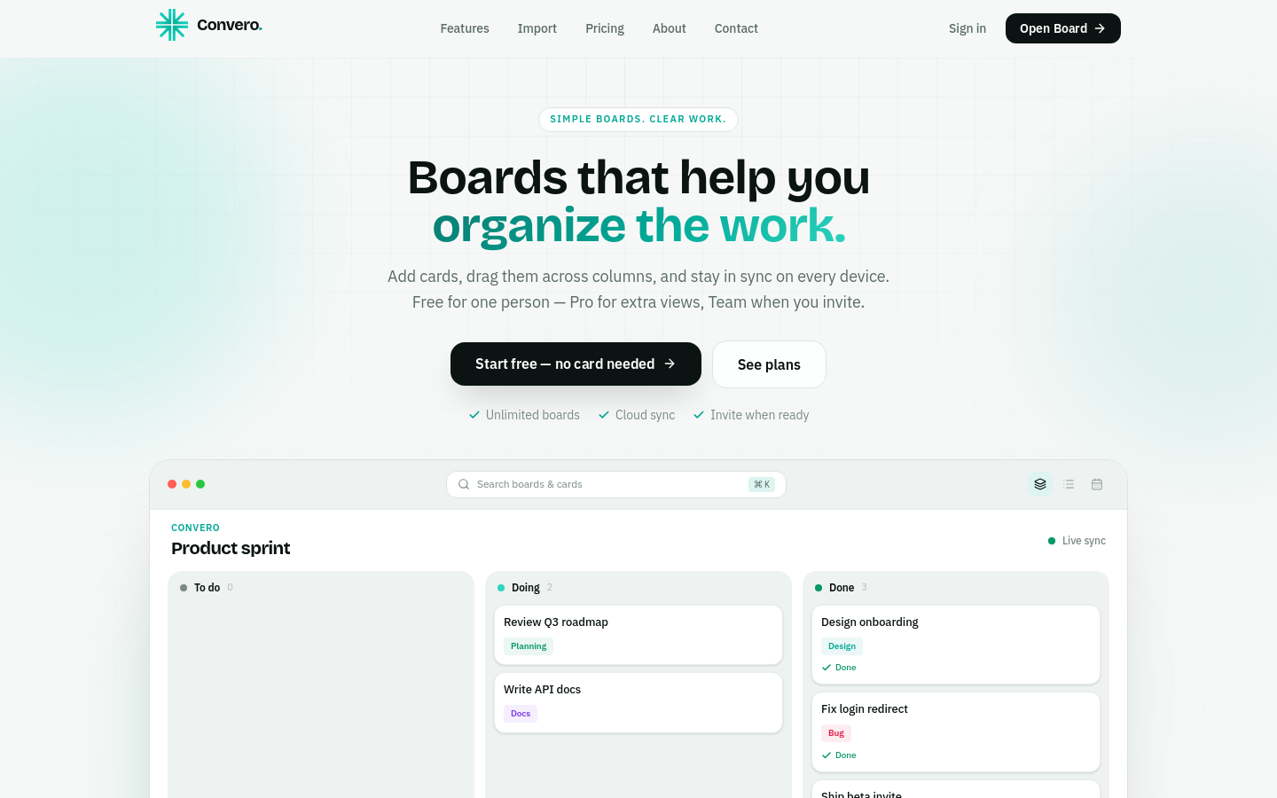 Captured Homepage / Lander