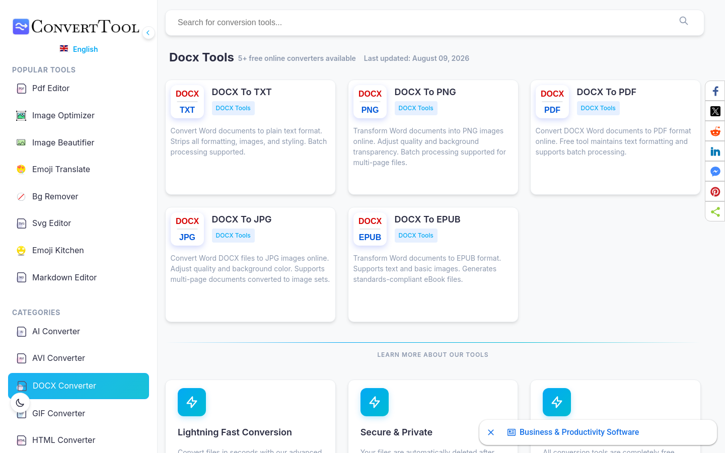 Captured Docx Tools