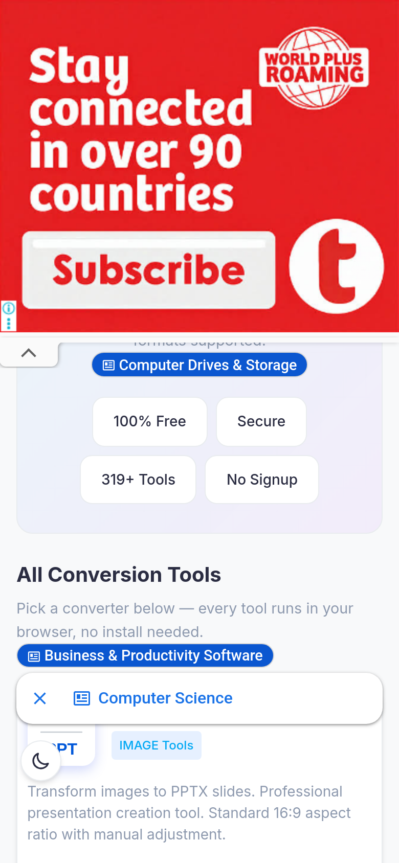 Homepage / Lander