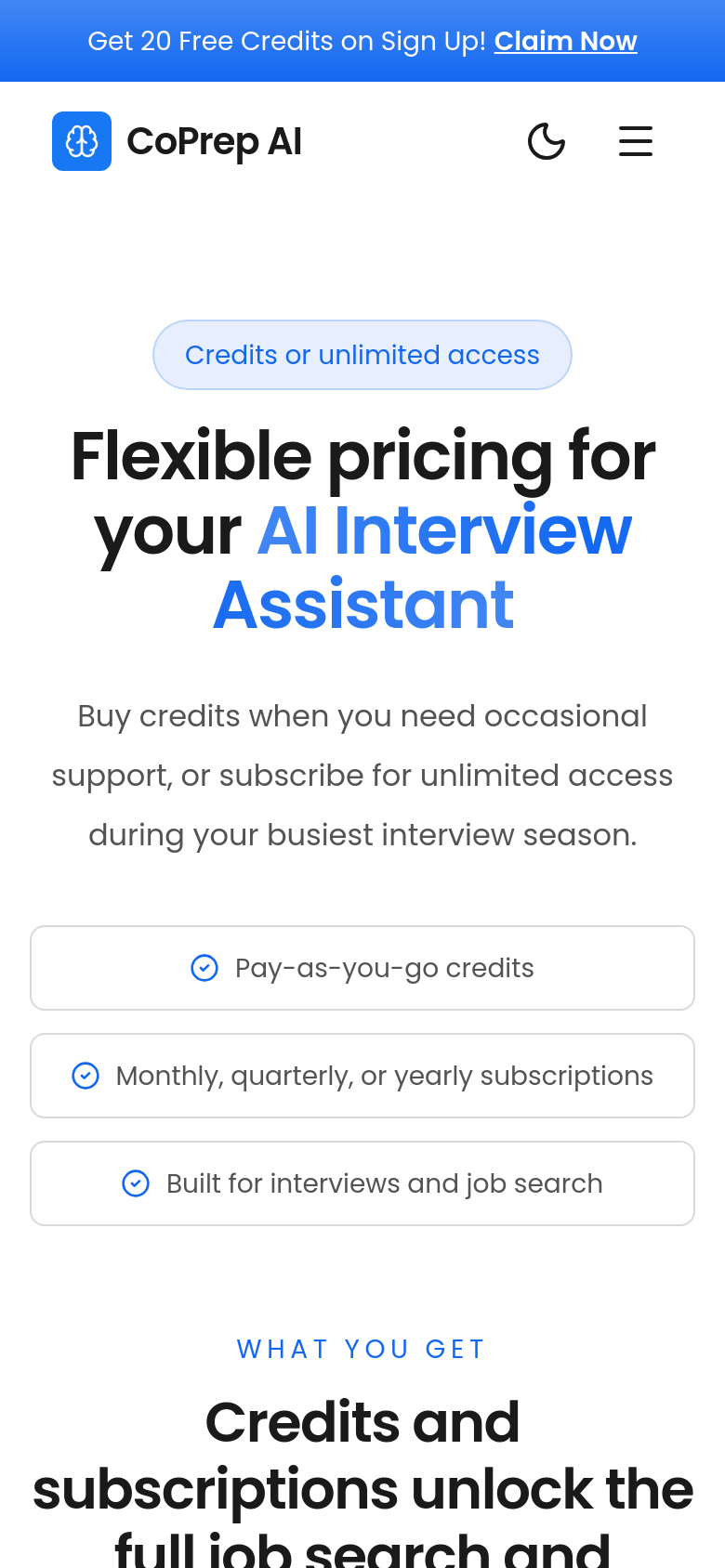 Pricing