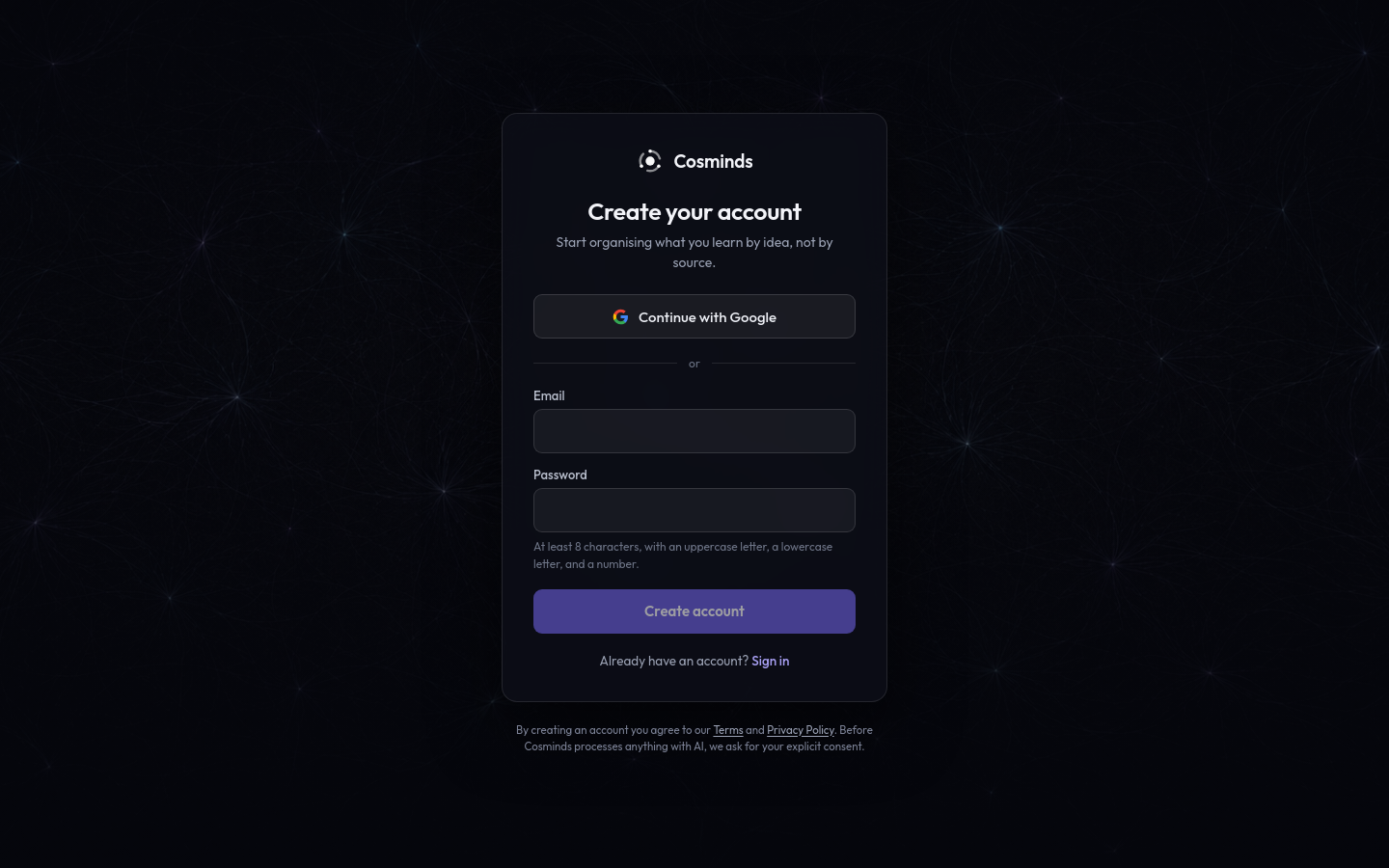 Signup