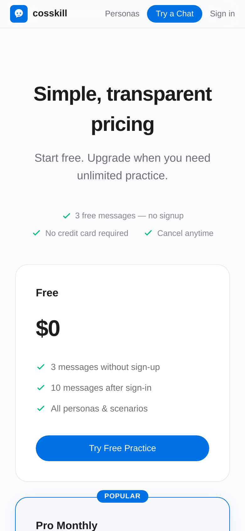 Pricing
