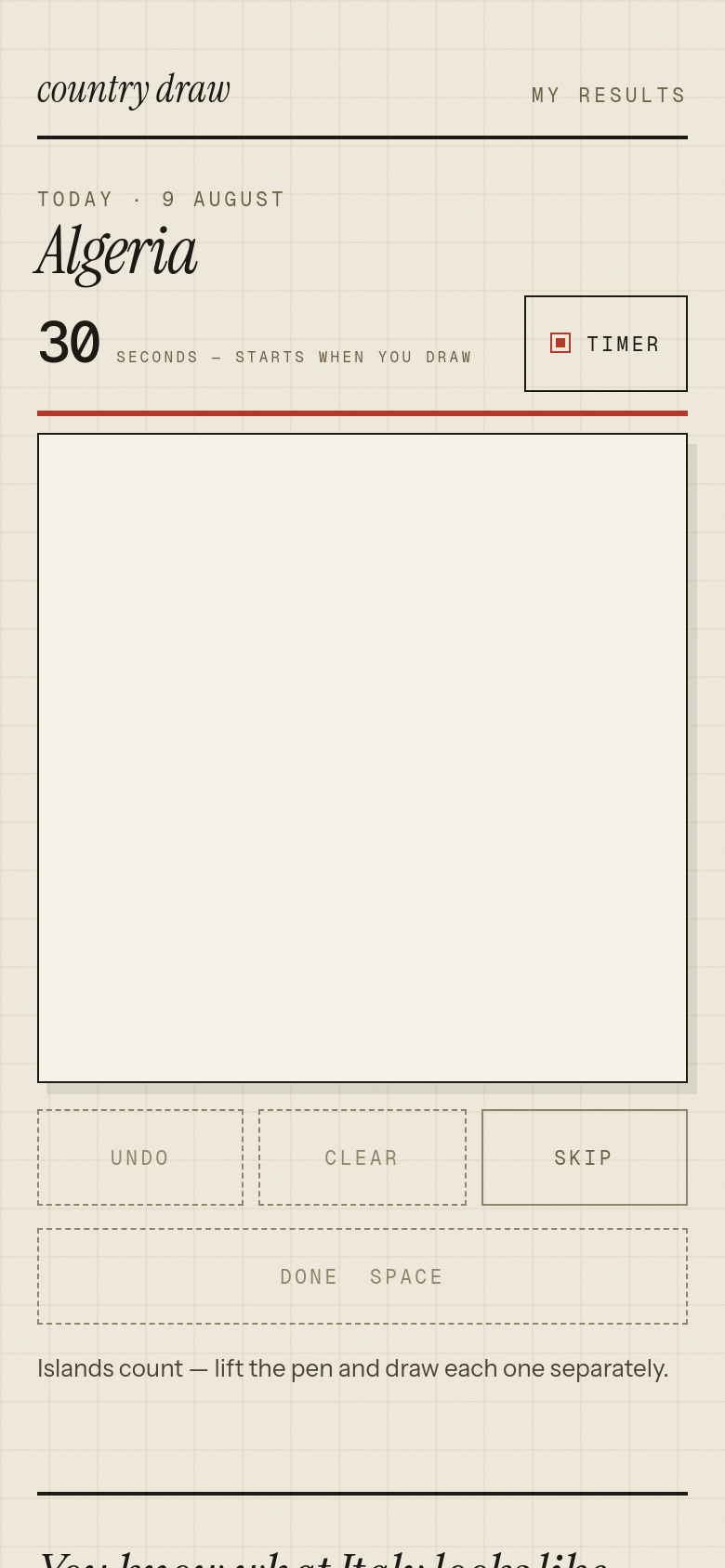 Homepage / Lander