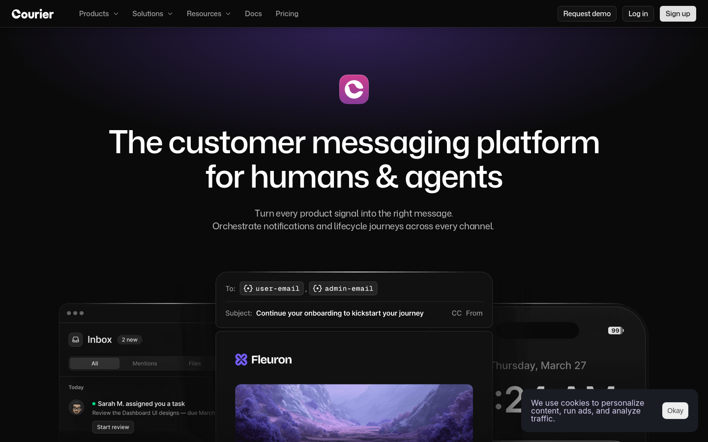 Captured Homepage / Lander