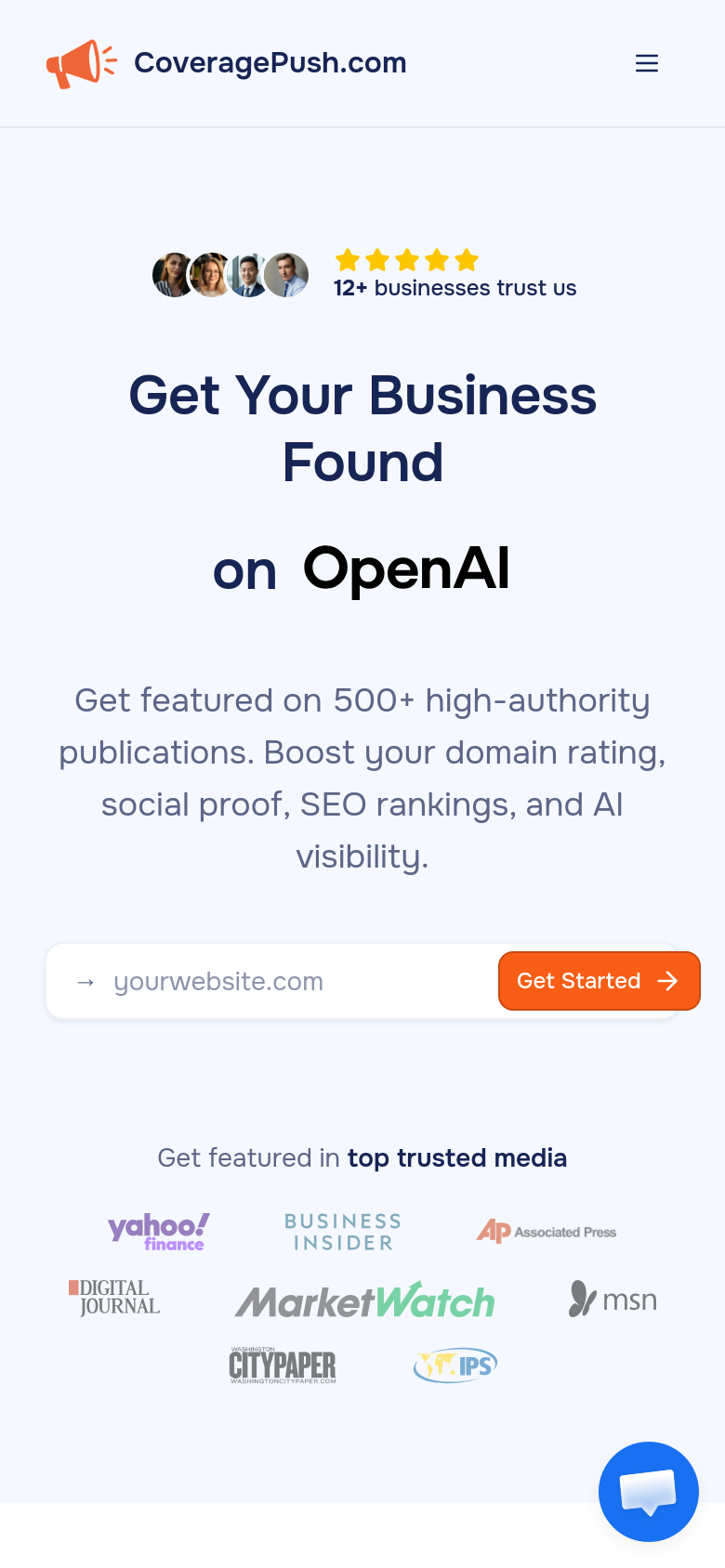 Homepage / Lander
