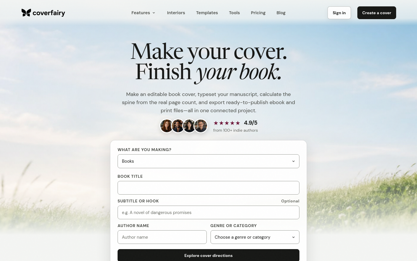 Captured Homepage / Lander