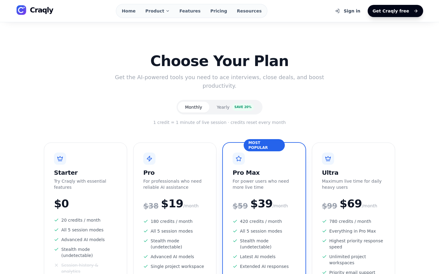 Pricing